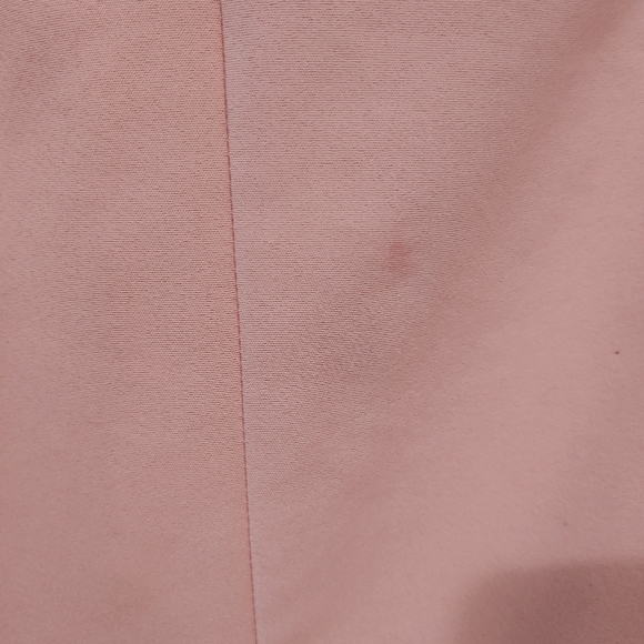 7TH Avenue Design Studio NY & CO Women's Blush Pink High Low Frill Skirt Size 4 - Picture 7 of 7